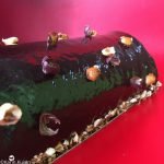 bûche roulé chocolat fruit sec