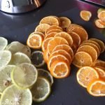 citron clémentine tranche