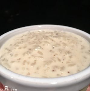 riz au lait vanille