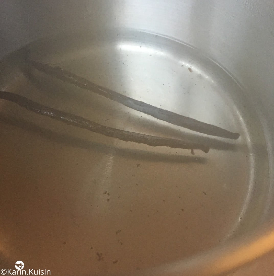 sirop vanille cuisson