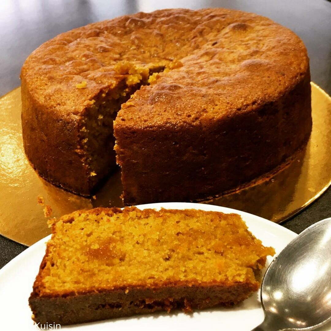 cake clémentine découpe