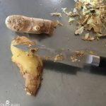 gingembre éplucher