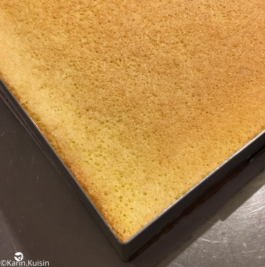 Génoise cuisson cadre