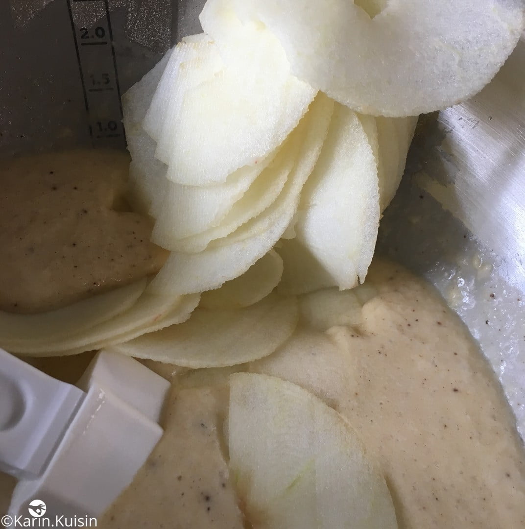 gâteau invisible préparation