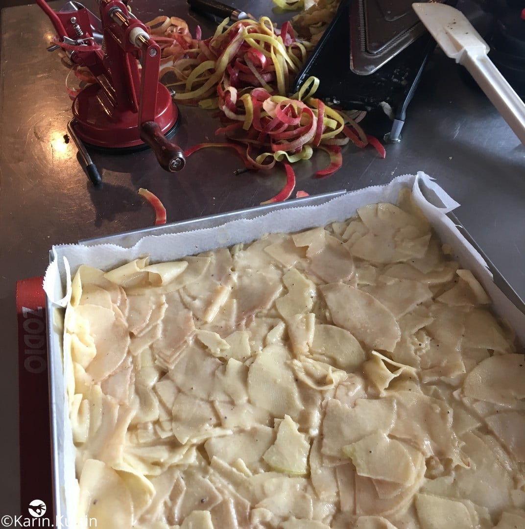 gâteau invisible préparation