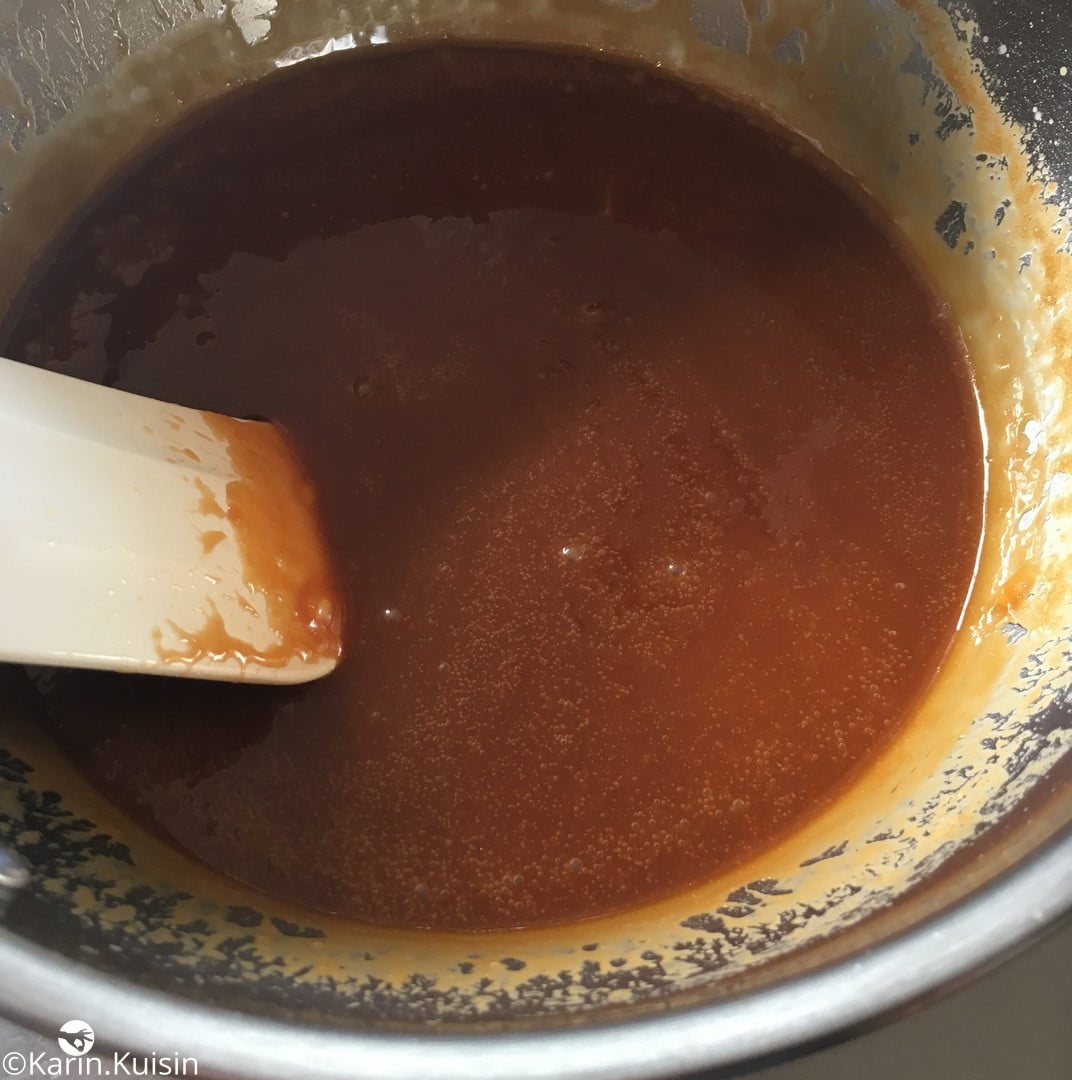 Caramel cuisson
