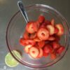 Fraises citron vert