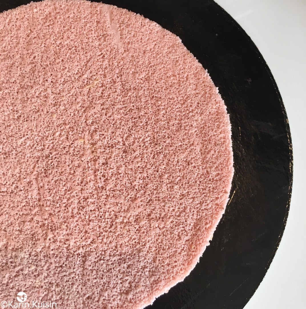 biscuit rose rond