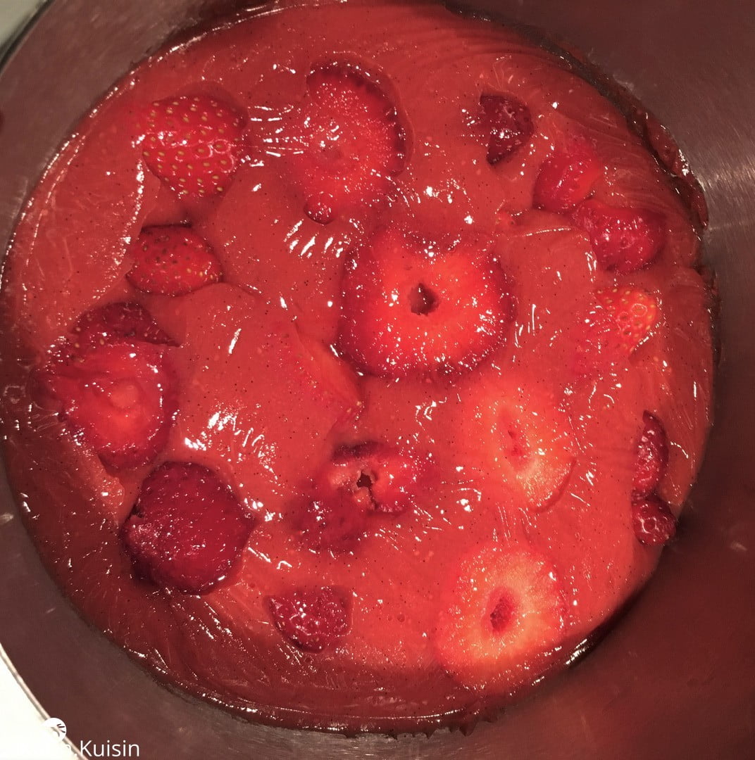 insert fraise compotée