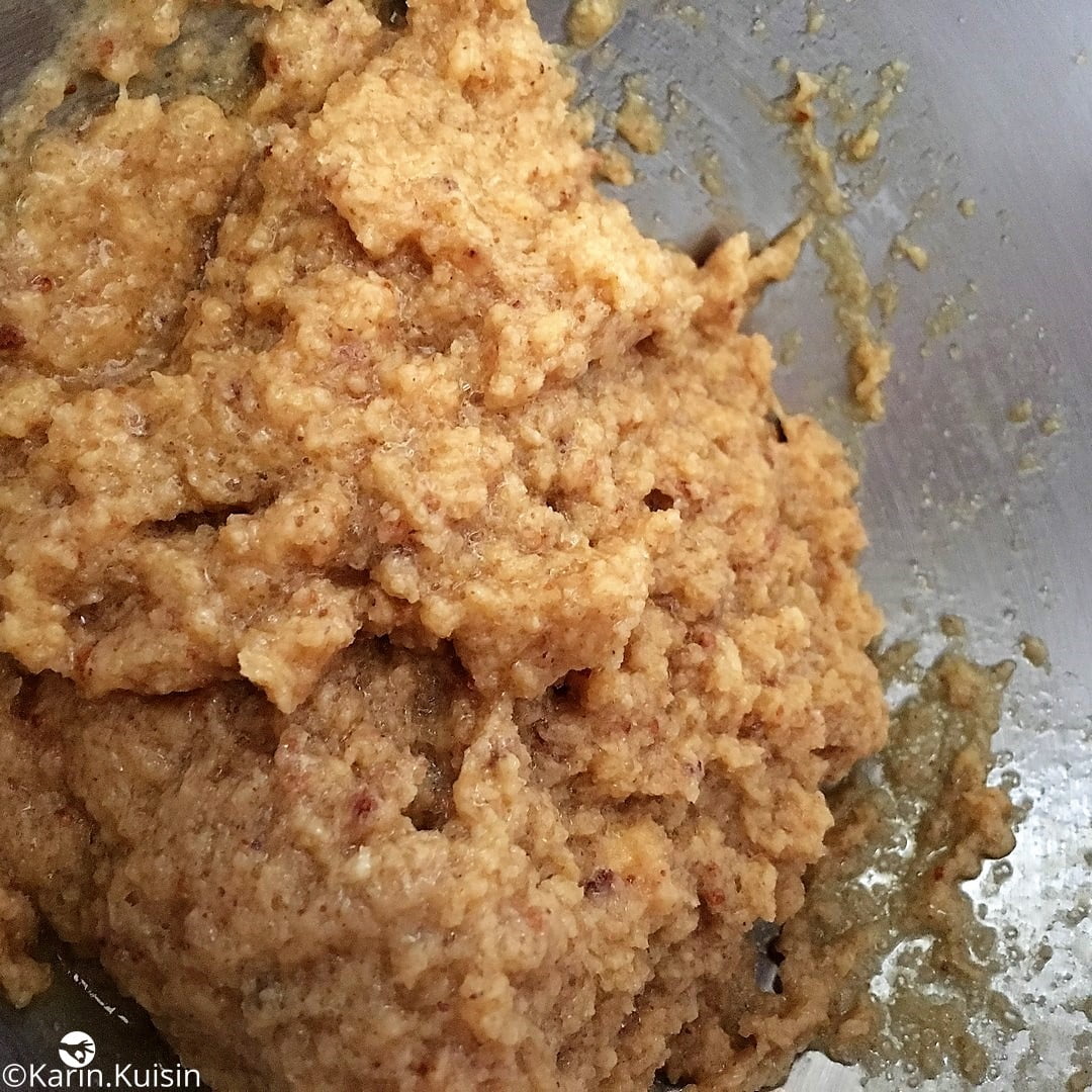 pâte cookie pécan préparation