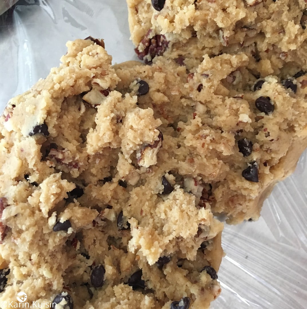 pâte cookie pécan chocolat