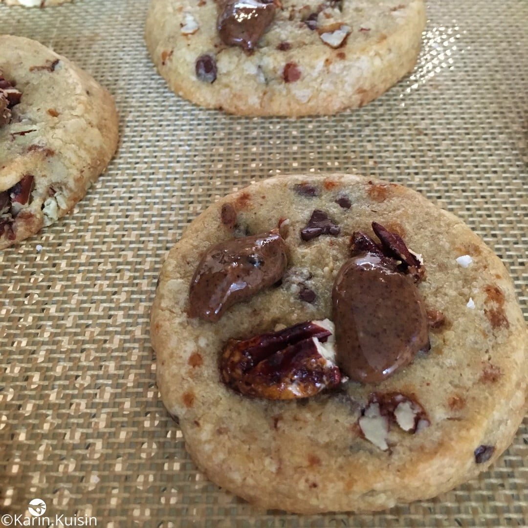 cookie cuisson praliné