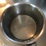 sucre eau sirop débuller