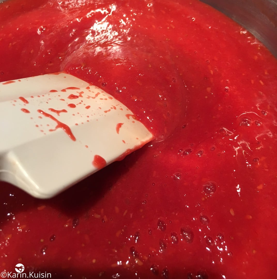 marmelade framboise cuisson