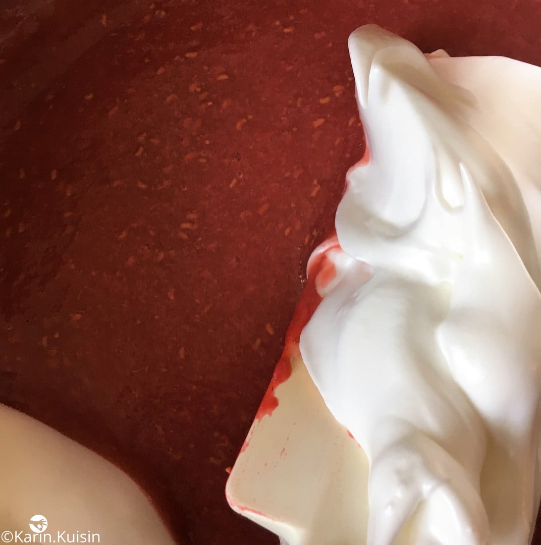 mousse de fraise préparation