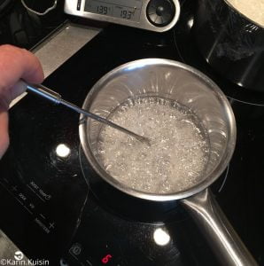 sirop sucre eau cuisson