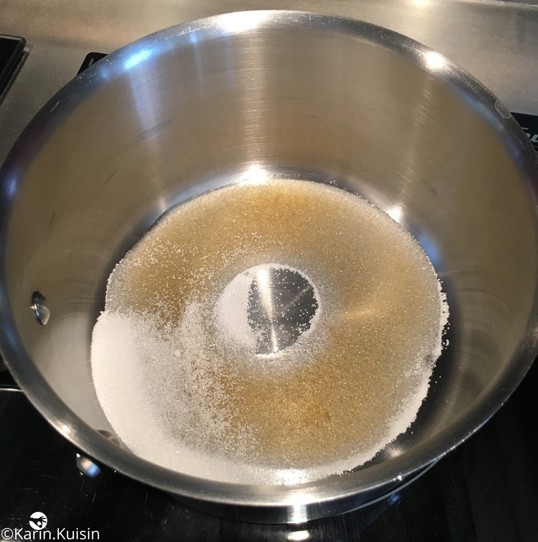 caramel sec cuisson