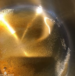 caramel sec cuisson