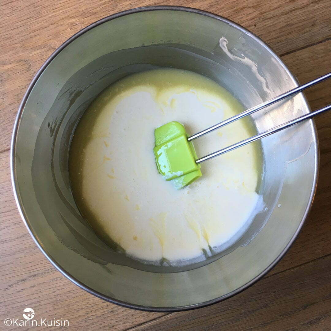 ganache crème mélanger