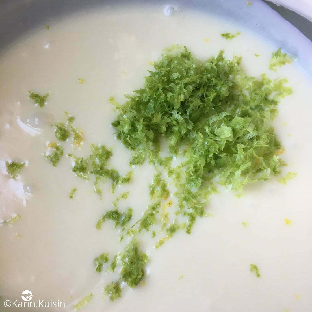 ganache citron vert