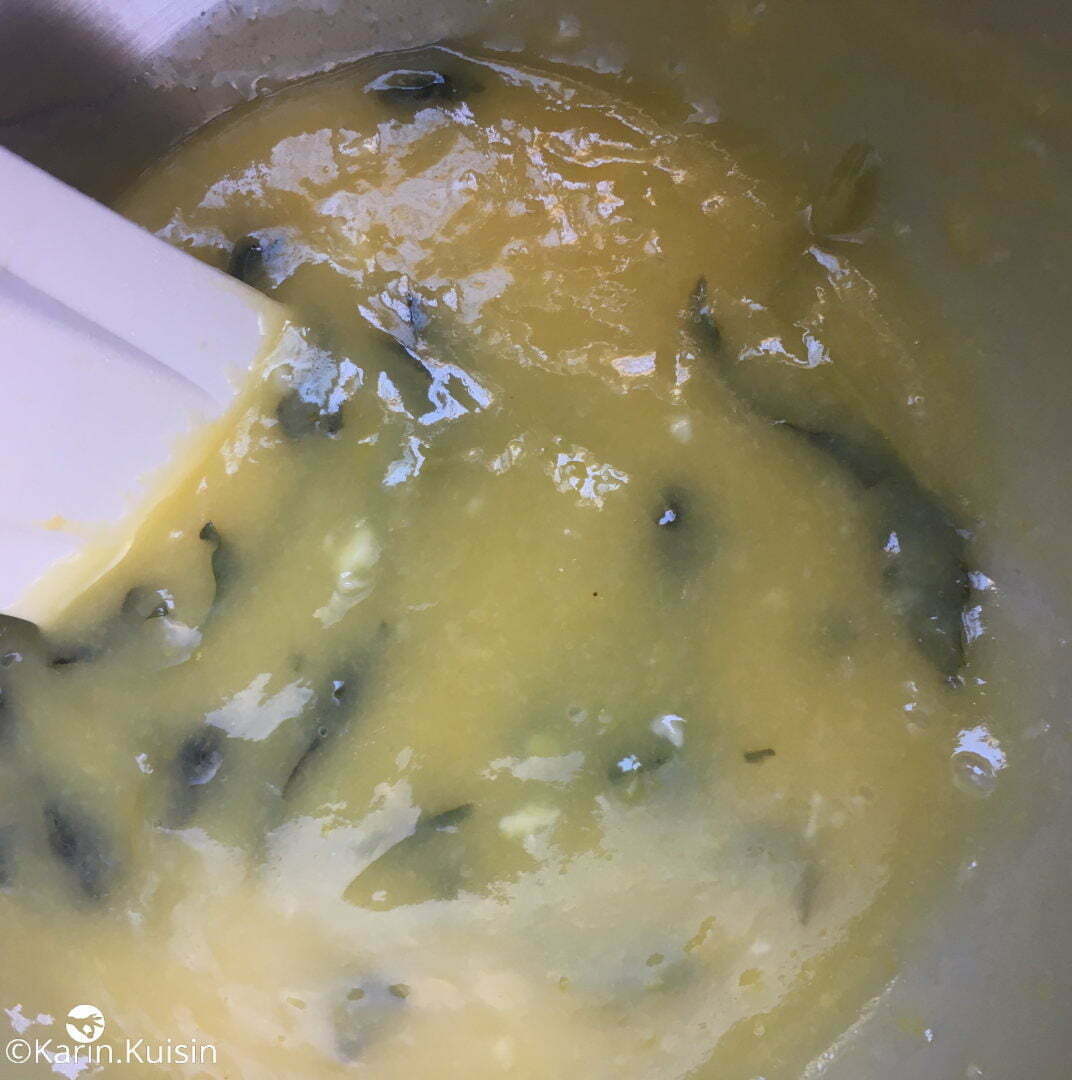 crémeux basilic cuisson