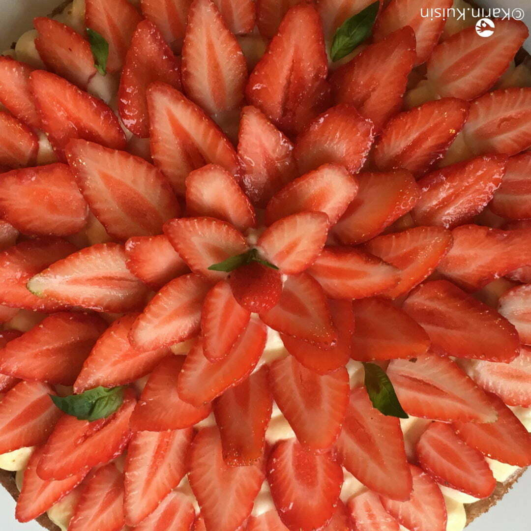 tarte fraise citron basilic