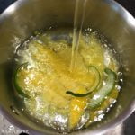 zeste citron blanchir