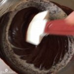 ganache chocolat noir crème mélanger
