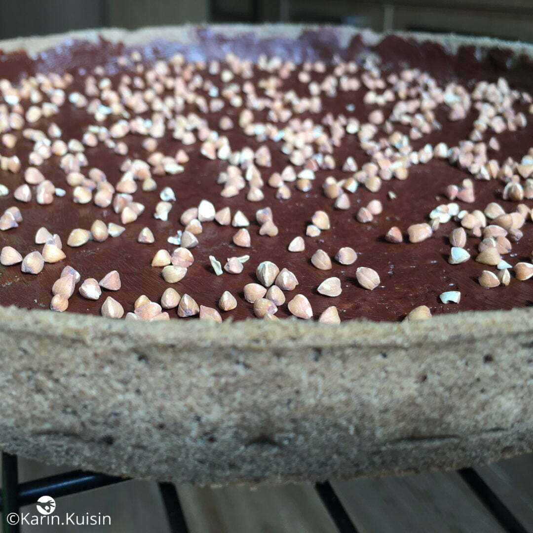 tarte chocolat sarrasin montage