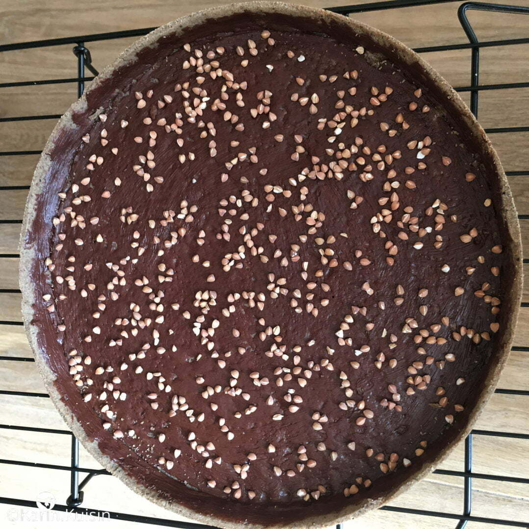 tarte chocolat sarrasin montage