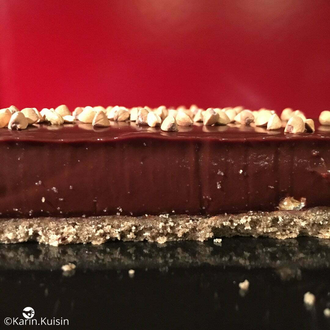 tarte chocolat sarrasin découpe