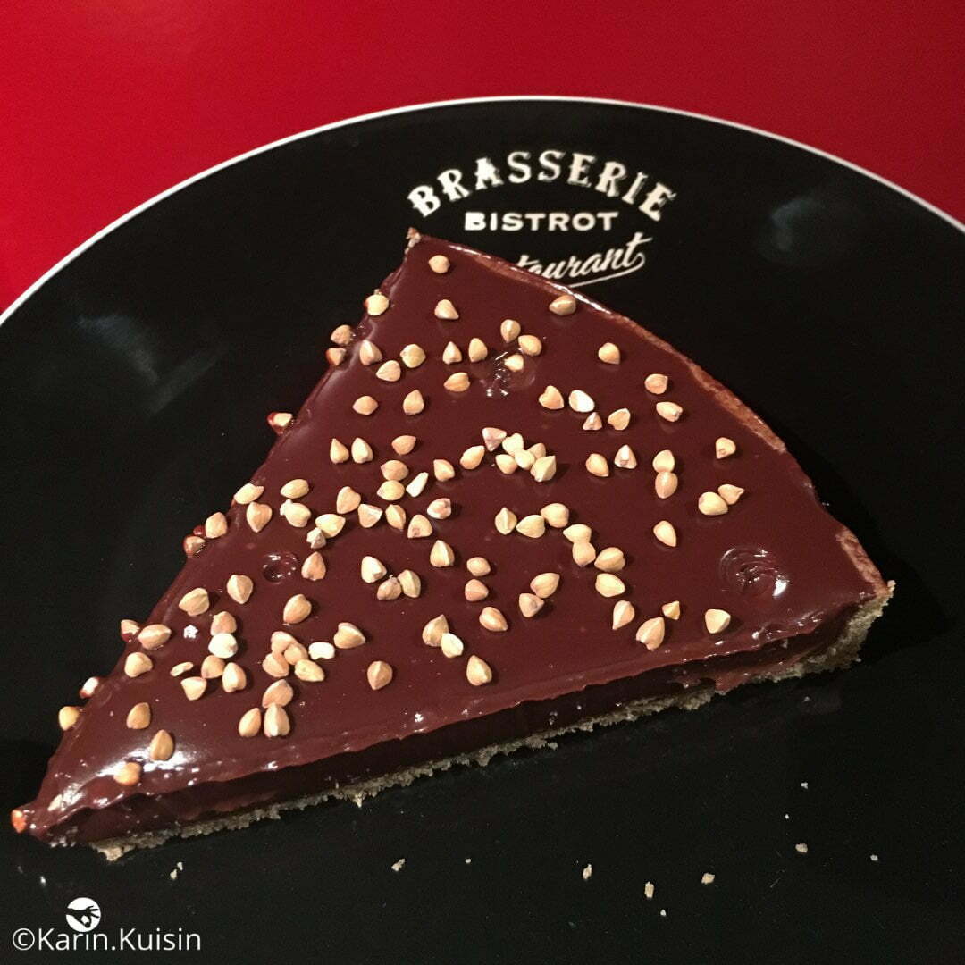 tarte chocolat sarrasin découpe