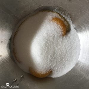 sucre jaune oeuf ajouter