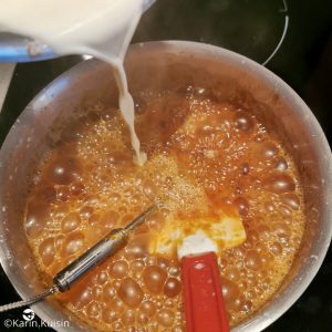 crème caramel verser
