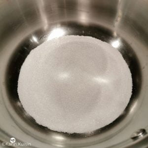 caramel à sec
