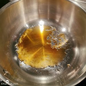 caramel à sec