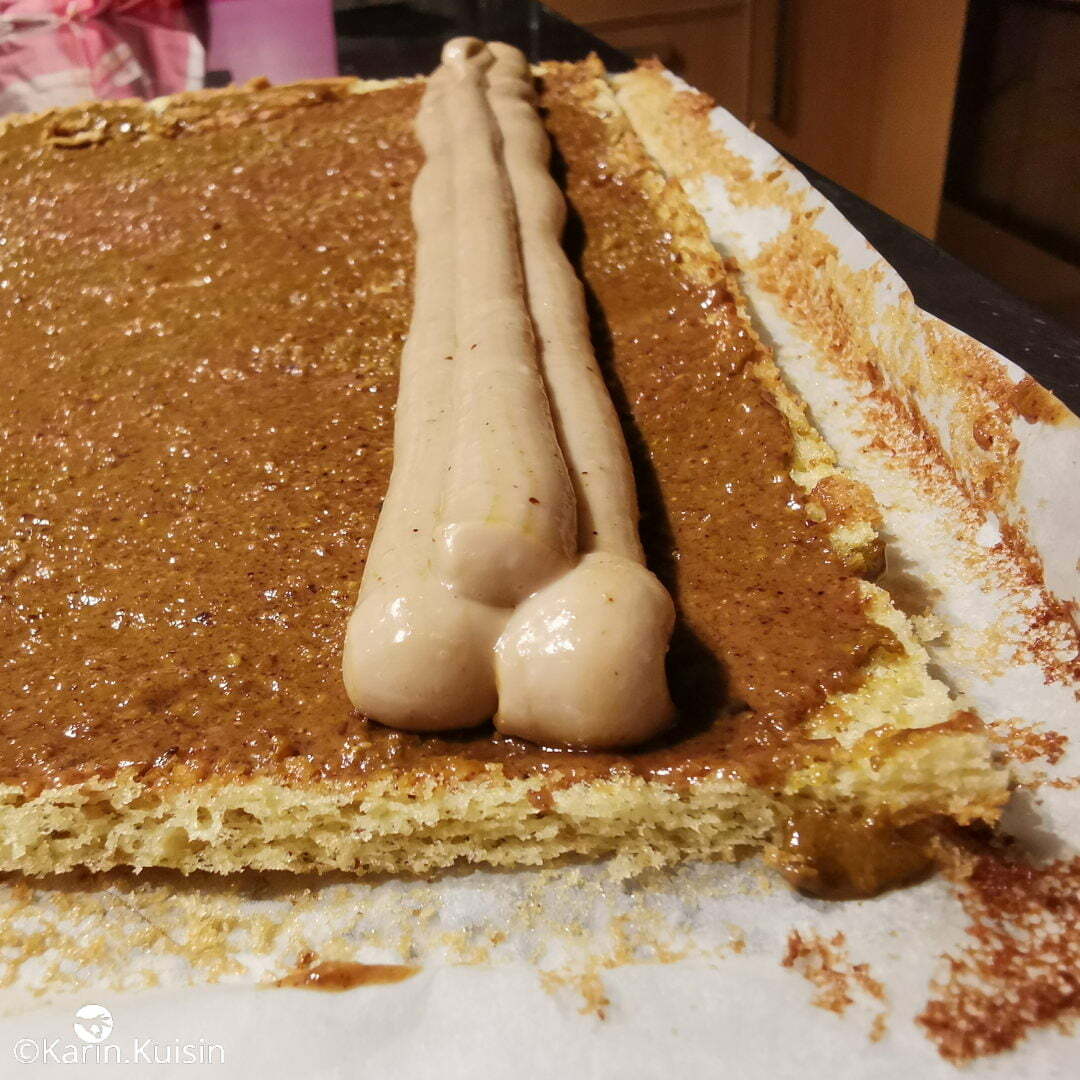 montage crème pâtissère biscuit
