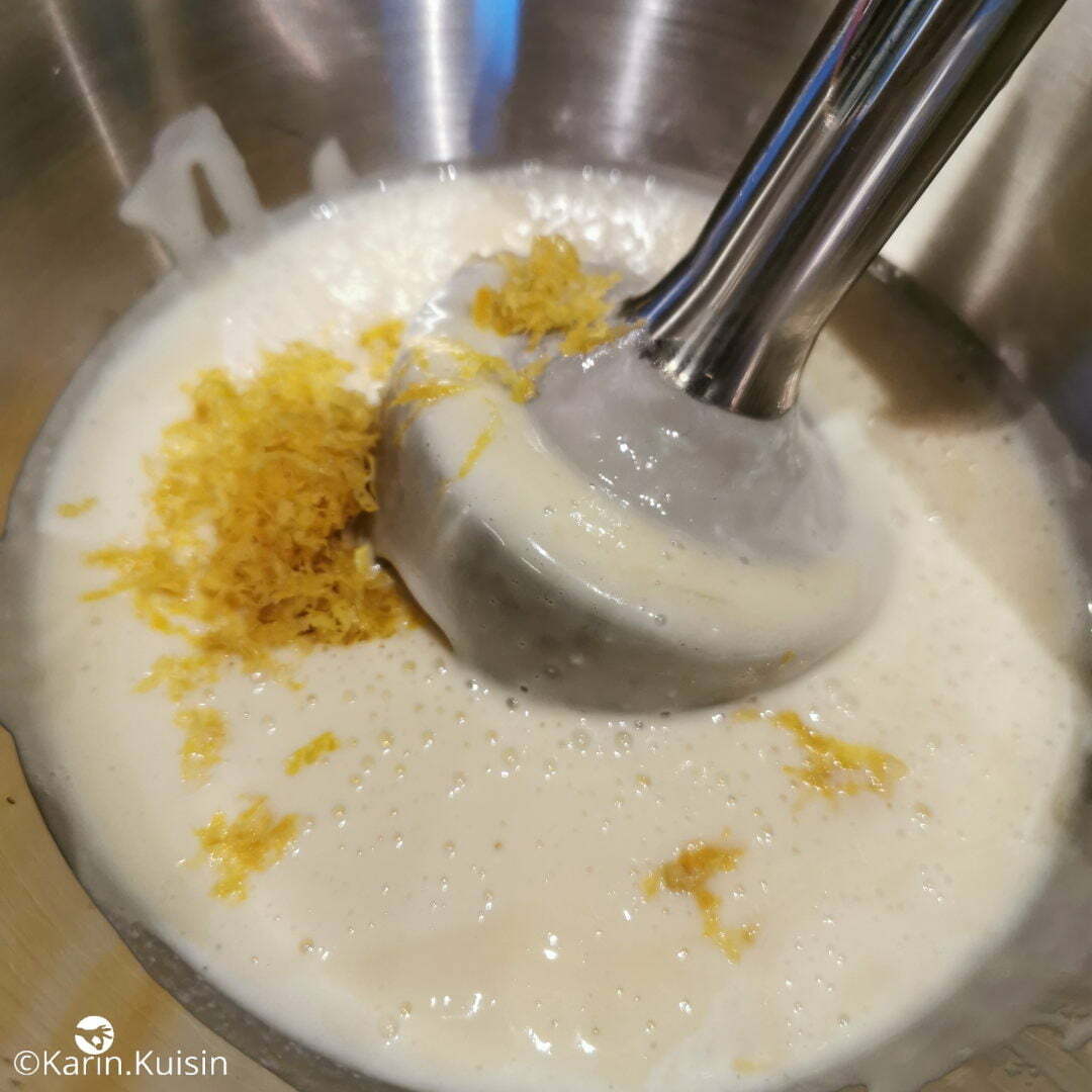 ganache citron mixer