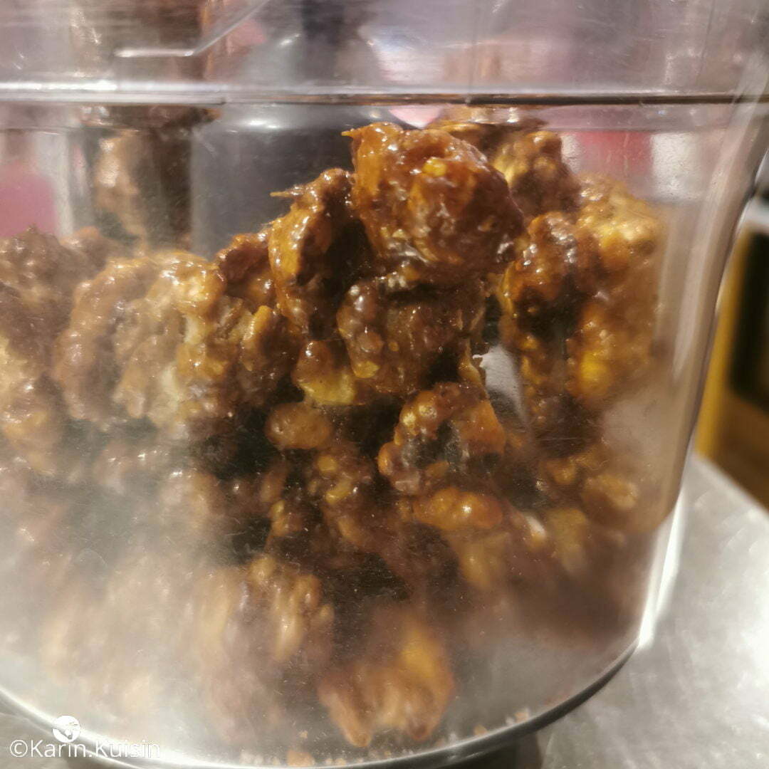 noix caramélisé mixer