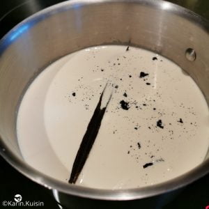 crème lait infuser
