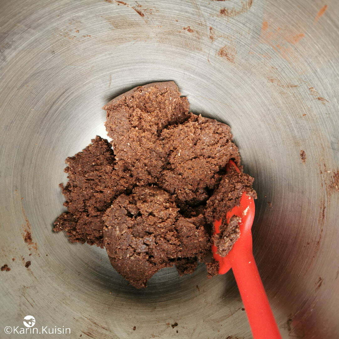 biscuit chocolat mélanger
