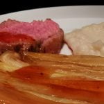 quasi de veau purée topinambour tatin endive caramel final