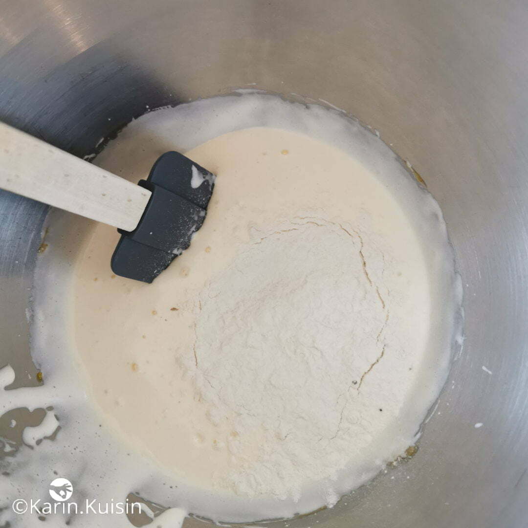 appareil madeleine farine ajouter