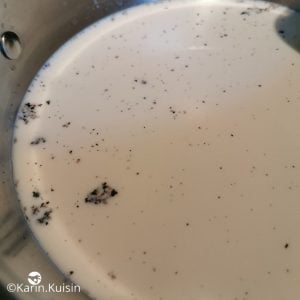 lait vanille chauffer