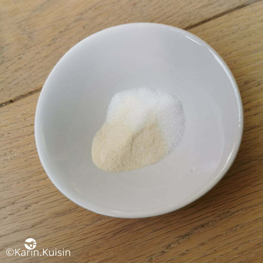 sucre pectine mélanger
