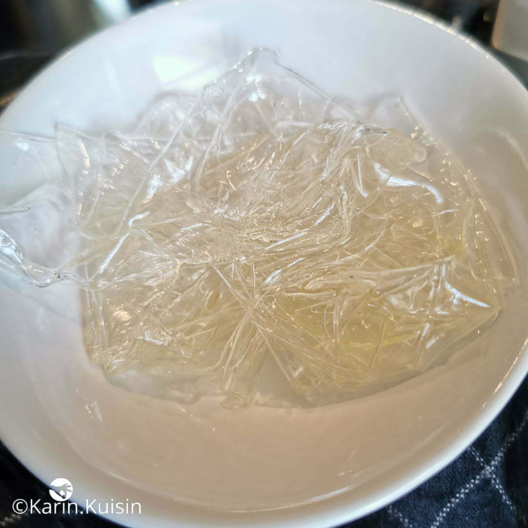 Essorez la gélatine