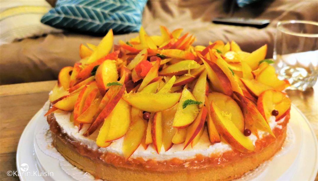 tarte pêche verveine final