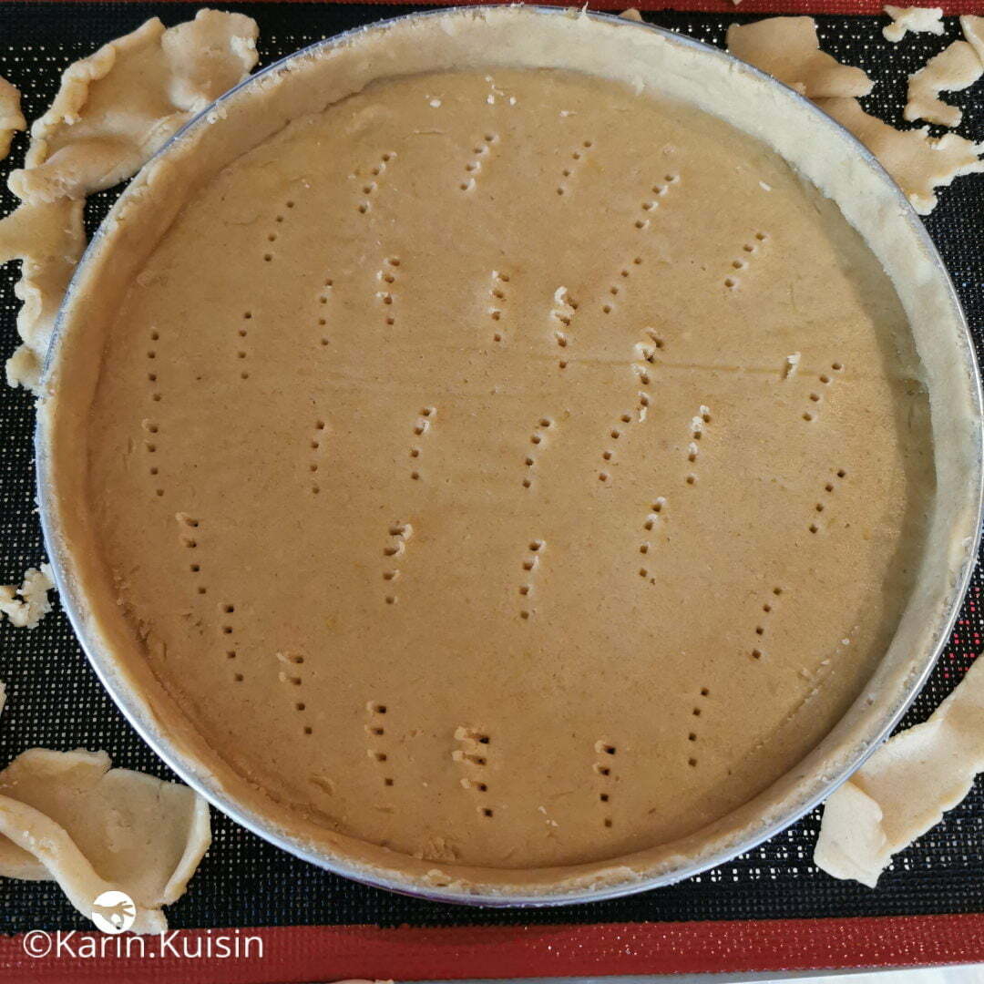 fond tarte pâte sucrée piquer