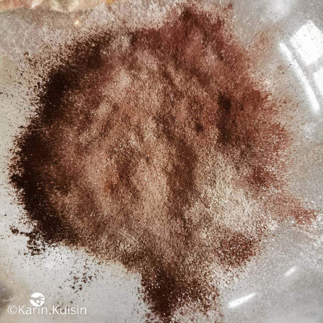 cacao fécule tamiser