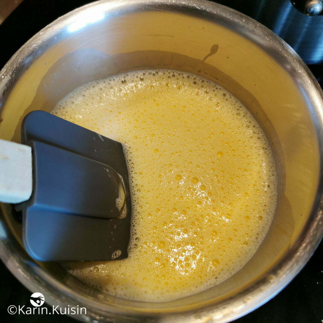 cuisson crème nappe